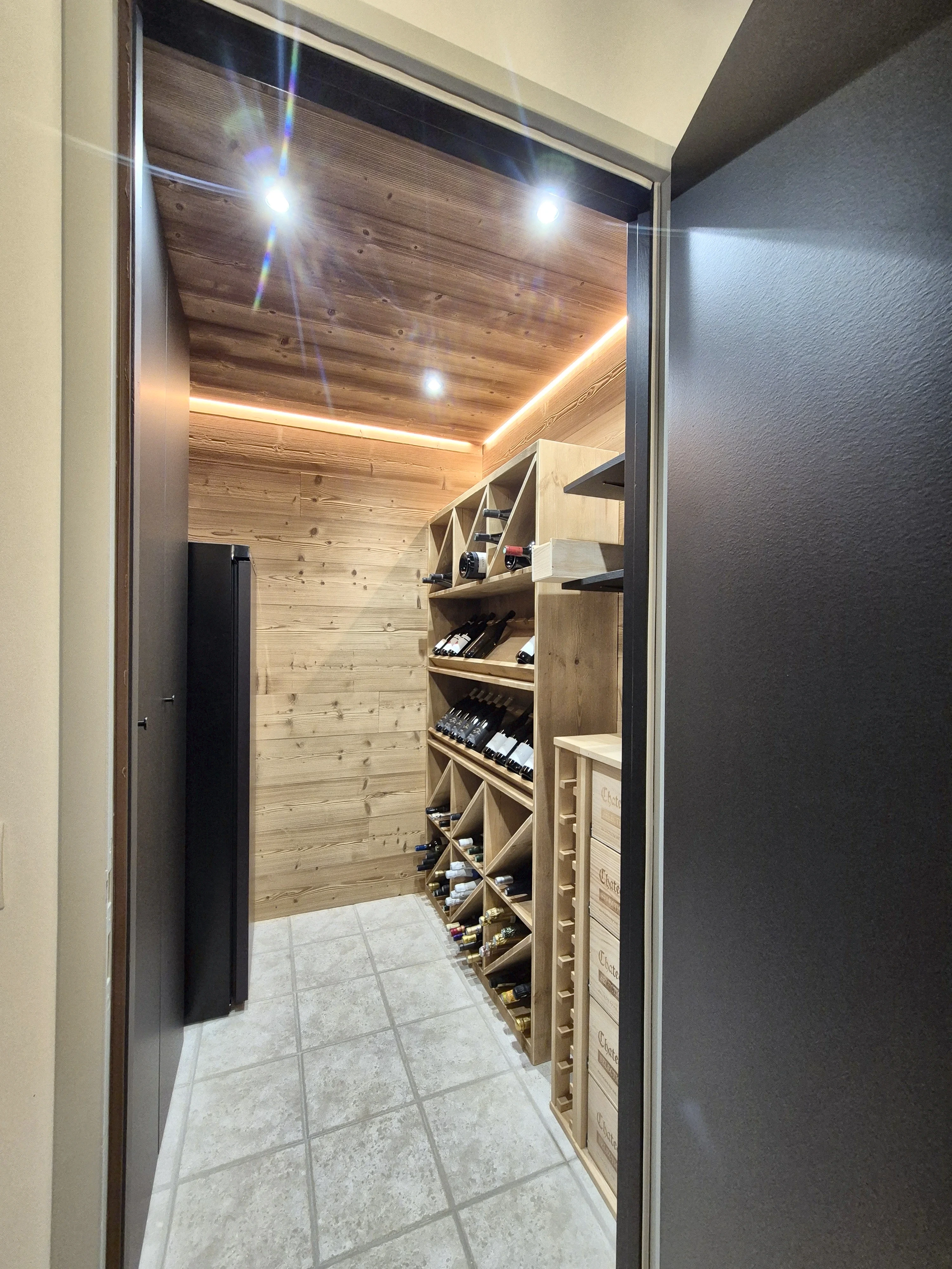 Projet Mévy — Cave à vin sur mesure après